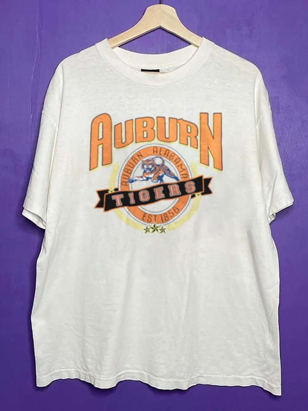 Vintage NCAA Auburn Tigers Football Shirt, Auburn University Athletics Shirt Tee
